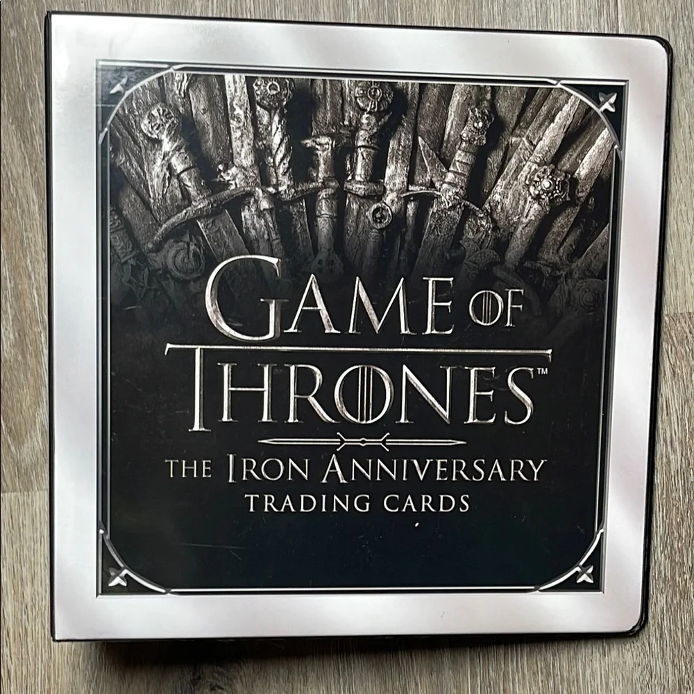 Game of Thrones Iron Anniversary Trading Cards/Multipurpose Binder
